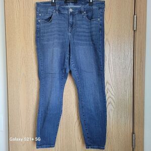 Liverpool denim blue jeans high rise skinny jeans womens size 16 W